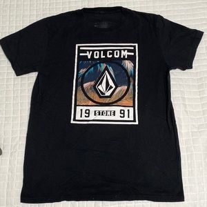Volcom black mens tshirt